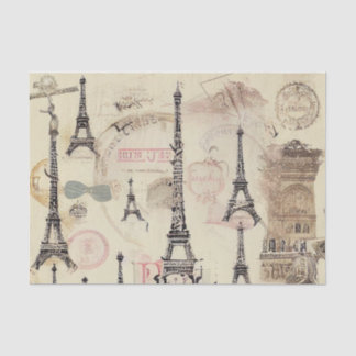 ヴィンテージフフランスのァイルタワーデクページ 薄葉紙