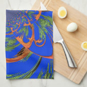 ヴィンテージフュージョンHakuna Matata Fusion Designerグラフ キッチンタオル (四つ折り)