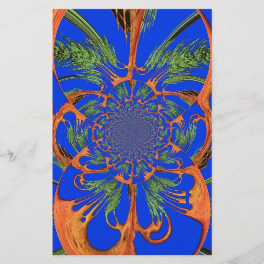 ヴィンテージフュージョンHakuna Matata Fusion Designerグラフ 便箋 (正面)