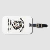 ヴィンテージフライト付き添い人ラゲージタグ ラゲッジタグ (正面横)