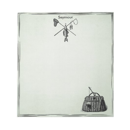 ヴィンテージフライフィッシング ノートパッド (正面)