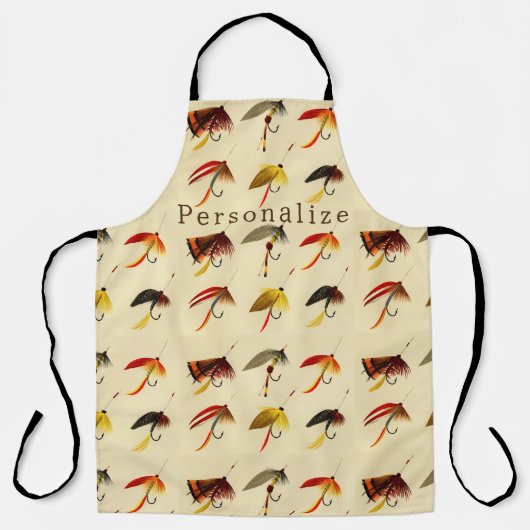 ヴィンテージフライ湖チラシ漁師 エプロン (正面)