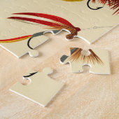 ヴィンテージフライ湖チラシ漁師 ジグソーパズル (側面)