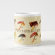 ヴィンテージフライ湖チラシ漁師