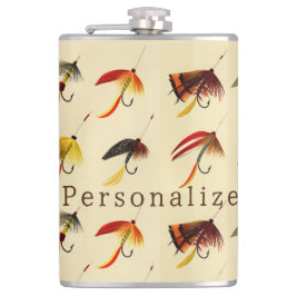 ヴィンテージフライ湖チラシ漁師 フラスク