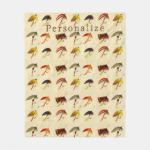 ヴィンテージフライ湖チラシ漁師