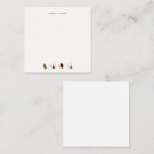 ヴィンテージフライ釣りフライ後備付き ノートカード (正面/裏面)