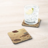 ヴィンテージフラウンダー、海洋海ライフフラットフィッシュ コースター (右側)