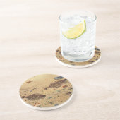 ヴィンテージフラウンダー、海洋海ライフフラットフィッシュ コースター (側面)