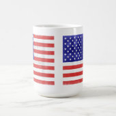 ヴィンテージフラグ統一された州マグス コーヒーマグカップ (中央)