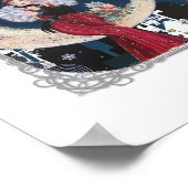 ヴィンテージフラッパーの女性 ポスター (角)