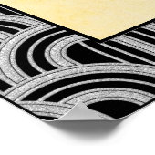 ヴィンテージフラッパーアールデコポスター。 ポスター (角)