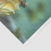 ヴィンテージフラッパーレディで黄色のデコパージュ 薄葉紙 (詳細)