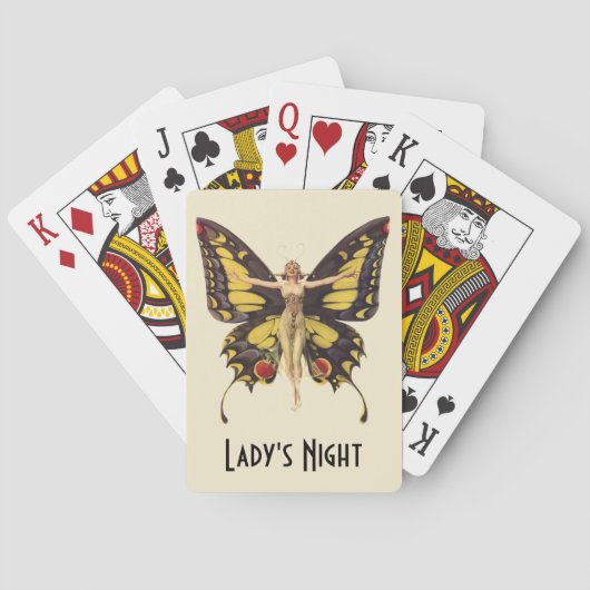 ヴィンテージフラッパーレディーズナイト トランプ (裏面)