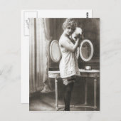 ヴィンテージフラッパー写真(188) ポストカード (正面/裏面)