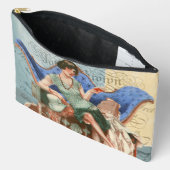 ヴィンテージフラッパー女の子1920sパリ アクセサリーポーチ (見開き)