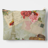 ヴィンテージフラッパー女の子1920sパリ アクセサリーポーチ (裏面)