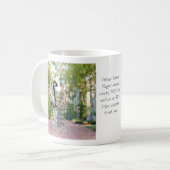 ヴィンテージフラッパー1920年代の女性 コーヒーマグカップ (正面左)