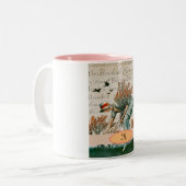 ヴィンテージフラッパー・ガーデニング、ヴィンテージ・フラッパー・スタイル ツートーンマグカップ (正面左)