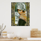 ヴィンテージフラッパー ポスター (キッチン)