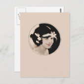 ヴィンテージフラッパー ポストカード (正面/裏面)