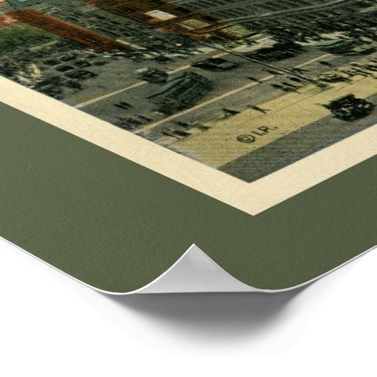 ヴィンテージフラティロン建物ニューヨークシティ ポスター (角)