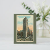 ヴィンテージフラティロン建物ニューヨークシティ ポストカード (スタンド正面)