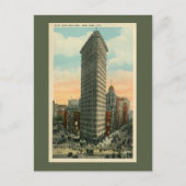 ヴィンテージフラティロン建物ニューヨークシティ ポストカード (正面)