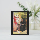 ヴィンテージフラディアヴォロザマジシャン素晴らしポスター ポストカード (スタンド正面)