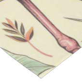 ヴィンテージフラミンゴとトゥーカンシームレス テーブルクロス (アングル)