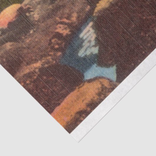 ヴィンテージフラミンゴスの巣マイアミのフロリダ 薄葉紙 (詳細)