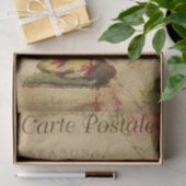 ヴィンテージフラミンゴバラエフフランスのエメラデクページ 薄葉紙 (ギフト)