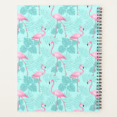 ヴィンテージフラミンゴライトブルー プランナー手帳 (裏面)