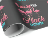 ヴィンテージフラミンゴ皮肉な不適切なことわざ ラッピングペーパー (ロールコーナー)