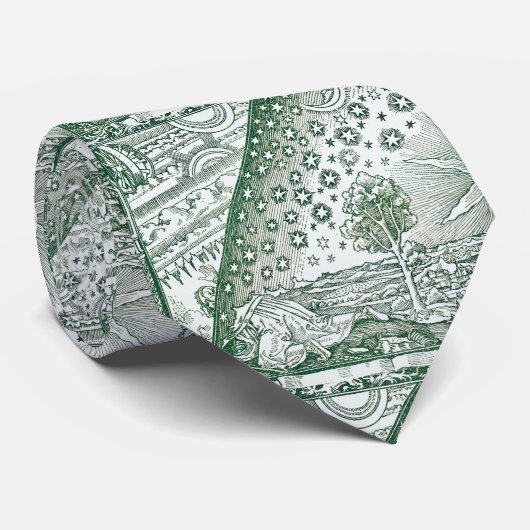 ヴィンテージフラムマリオンイラストレーションオブ・ユニバース ネクタイ (ロール)