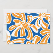 ヴィンテージフラルアウ(ハワイ式宴会) 招待状 (裏面)