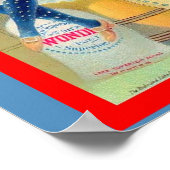 ヴィンテージフラワーアドビューティフル1895女かわいらしの子（コピー） ポスター (角)