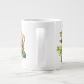 ヴィンテージフラワーアネモンバラクレマチスバイルドゥート ジャンボコーヒーマグカップ (裏面)