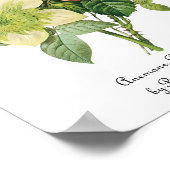 ヴィンテージフラワーアネモンバラクレマチスバイルドゥート ポスター (角)