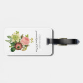 ヴィンテージフラワーアネモンバラクレマチスバイルドゥート ラゲッジタグ (裏面横)