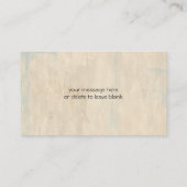 ヴィンテージフラワーアンドレースゴシック名刺 名刺 (裏面)