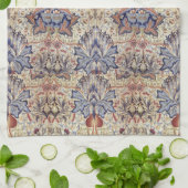 ヴィンテージフラワーウィリアムモリスアーティチョーク キッチンタオル (折り畳み)