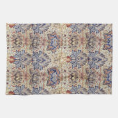 ヴィンテージフラワーウィリアムモリスアーティチョーク キッチンタオル (横)