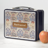 ヴィンテージフラワーウィリアムモリスアーティチョーク メタルランチボックス (インサイチュ)