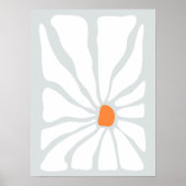 ヴィンテージフラワーガーデンデザイン ポスター (正面)