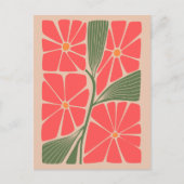 ヴィンテージフラワーガーデンデザイン ポストカード (正面)