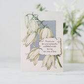 ヴィンテージフラワーサンキューカード サンキューカード (スタンド正面)