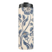 ヴィンテージフラワーシームレスパターン要素。エレガントt タンブラー (正面)