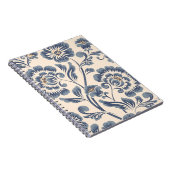 ヴィンテージフラワーシームレスパターン要素。エレガントt ノートブック (右側)