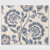 ヴィンテージフラワーシームレスパターン要素。エレガントt ラッピングペーパー (フラット)